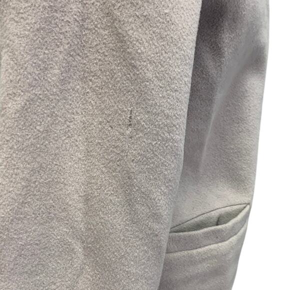 Sisley Womens Size 6 Euro 42 Cashmere Wool Blend Warm Swing Top Button Coat - Picture 4 of 9